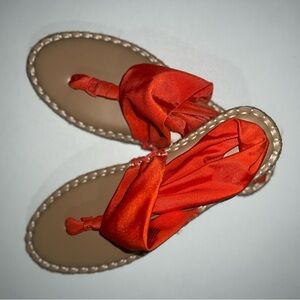 Women's Orange Sandals